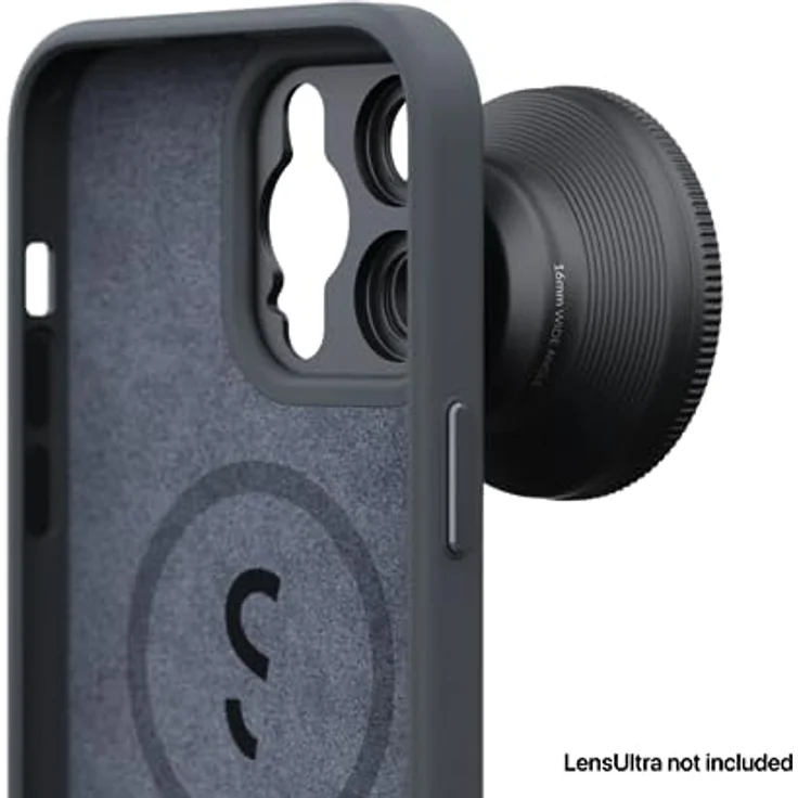 ShiftCam | Kameratasche mit integrierter LensUltra-Halterung für Apple iPhone 14 Plus | Rüsten Sie Ihr iPhone auf und starten Sie in Sekunden mit dem Fotografieren | Anthrazit – Bild 2