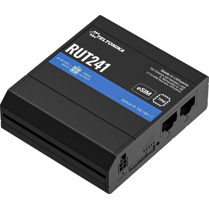 Teltonika RUT241 4G WLAN Router eSIM, mobiler Router mit schneller Datenverbindung