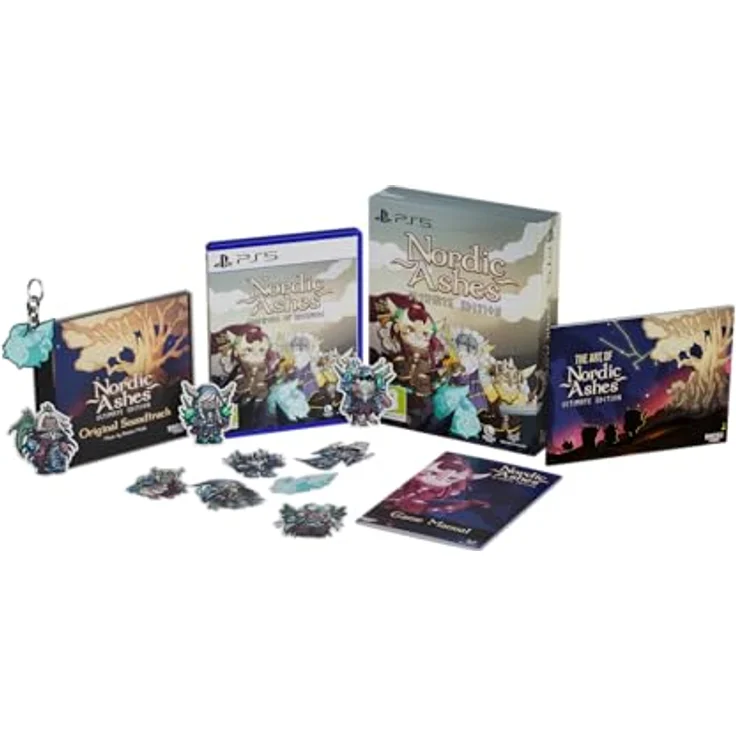 SELECTA PLAY Nordic Ashes Survivors Of Ragnarok Ultimate Edition, PS5-Spiel mit Collector's Edition, 10+ Charakteren, 9 Karten, 5 Spielmodi, Artbook und Soundtrack-CD – Bild 1