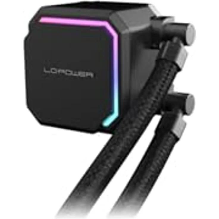 LC-Power WAK LC-CC-360-B JetFlow CPU-Kühler, Kompatibel mit Intel 1150/1151/1155/1156/1700, Effiziente Wasser- und Luftströmung, Kompaktes Design, Intelligente Lüftersteuerung – Bild 5