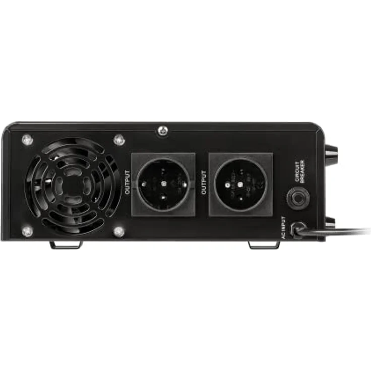 Kemo KEMOT PROsinus-500, Wand-Notstromversorgung Konverter mit reiner Sinuswelle, Ladefunktion, 300 W, Online-Doppelwandler USV – Bild 3