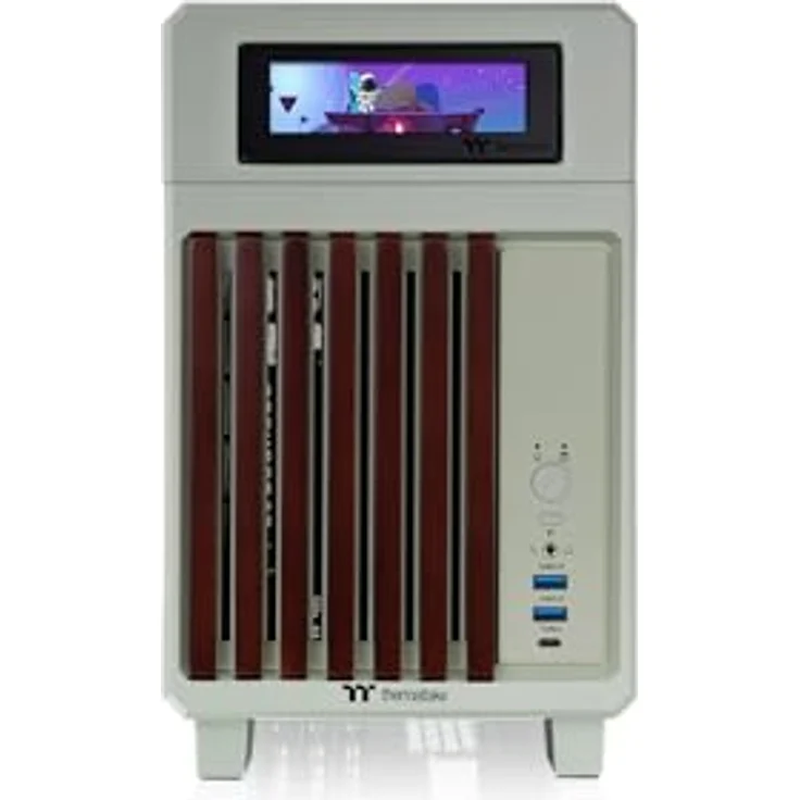 Thermaltake V300, Mini-Tower PC-Gehäuse für Mini-ITX Mainboards, bis zu 360 mm Grafikkarten, 2 Lüfterplätze, schwarz – Bild 6