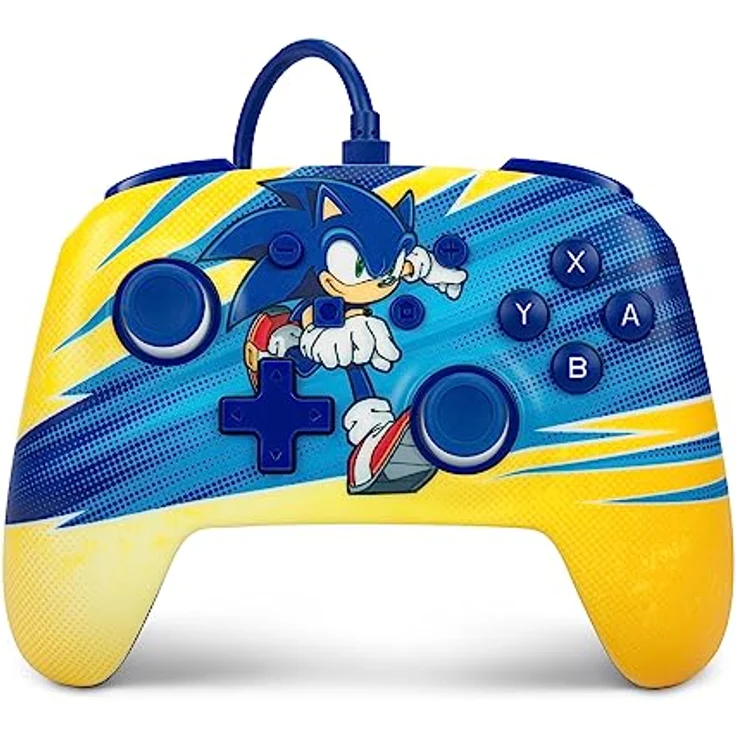 Verbesserter kabelgebundener PowerA Controller für Nintendo Switch – Sonic-Boost – Bild 1