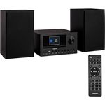 MEDION P85003 Micro Audio System Kompaktanlage (Internetradio, DAB+, PLL UKW Radio, Bluetooth, USB Anschluss, AUX, 2x150 W)