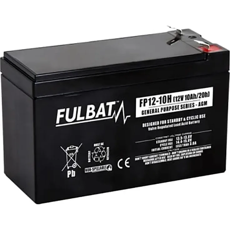 Fulbat FP12-10H, Gelbatterie transparent, One Size, wartungsfrei, hohe Leistung