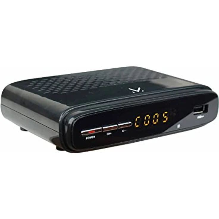 Majestic DEC-675, HD DVB-T2 Decoder mit USB, HDMI, SCART, HEVC Main 10 und Display, kompakt 13,5 x 9,5 x 3,5 cm – Bild 4