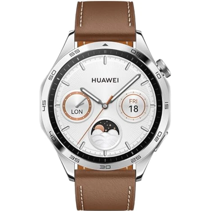 HUAWEI Watch GT 4 46mm Smartwatch, Bis zu 2 Wochen Akkulaufzeit, Android und iOS, Kalorienmanagement, Professionelles Gesundheitsmanagement, SpO2, GPS, Deutsche Version, Braun – Bild 2