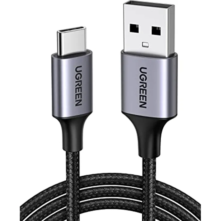 Ugreen US288, USB-A zu USB-C Kabel mit QC 3.0, 3A, 0,25m, grau