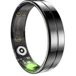 Beafon Smart Ring SR11, Fitnesstracker mit Bluetooth 5.3, IP68, 300 mAh, Größe 12, Schwarz (Versandkostenfrei)