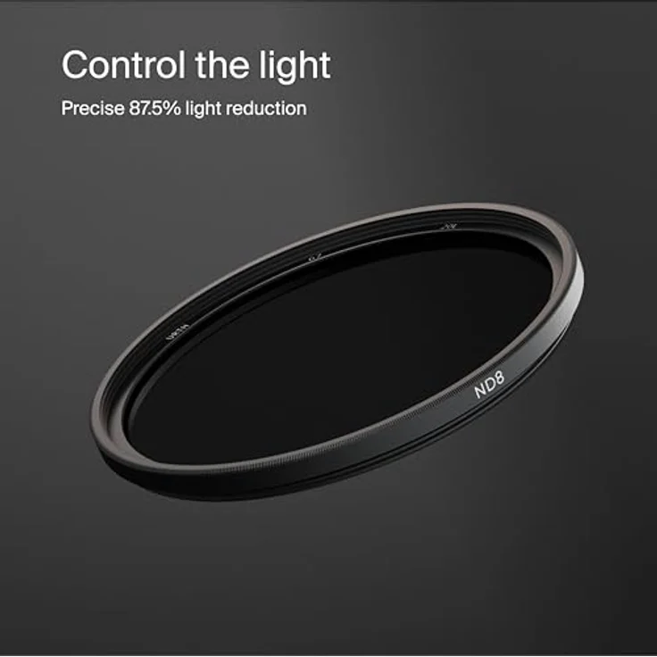 Urth 49 mm Graufilter ND8 (3 Stop) ND Filter (Plus+) – Bild 2