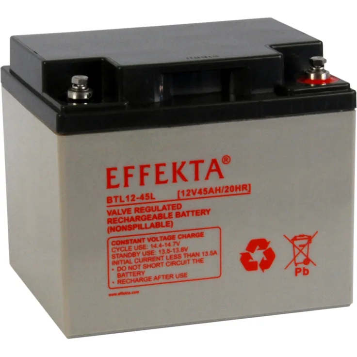 Effekta BTL 12-45L 12V 45Ah Blei Akku / Blei-Vlies Akku AGM VRLA