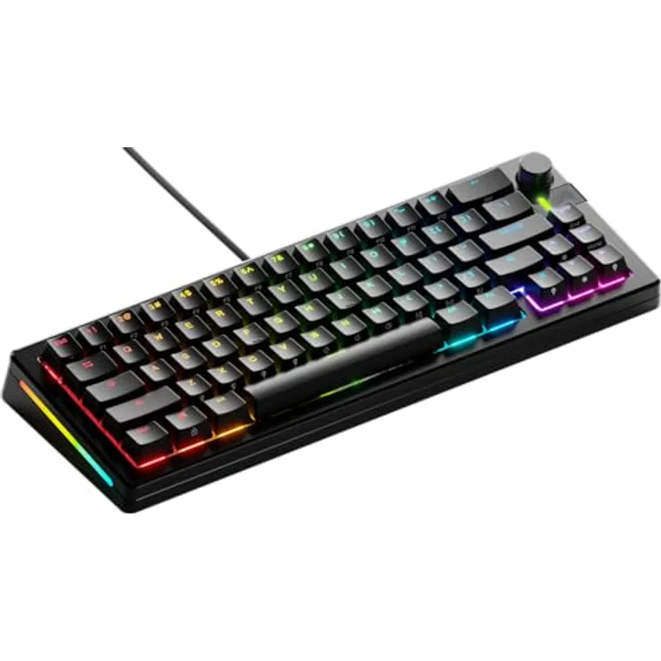 Glorious GMMK 3 Pro, 65 % Custom Gaming-Tastatur mit Fox Switches, kabelgebunden, RGB-Hintergrundbeleuchtung, schwarz – Bild 1