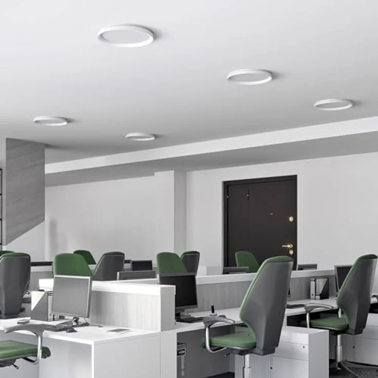 Arcchio LED Deckenleuchte 'Vivy' (Modern) in Weiß aus Metall (1 flammig) - Energiesparende Küchenlampe mit inkludierten Leuchtmitteln – Bild 4