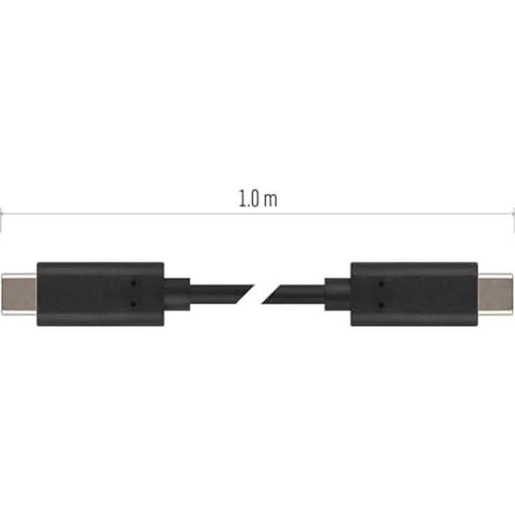 EMOS USB-Ladekabel Typ C auf Typ C - 1m, 2.0 USB-C, Schwarz - High Speed 480 Mbit/s, 5A/100W – Bild 5
