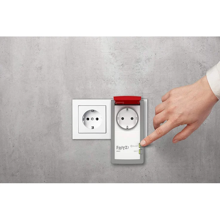 AVM FRITZ!DECT 210, Intelligente Steckdose für Smart Home, steuerbar zum Energie sparen, mit Spritzwasserschutz (IP44) für Einsatz im Außenbereich, weiß (‎20002723) – Bild 4