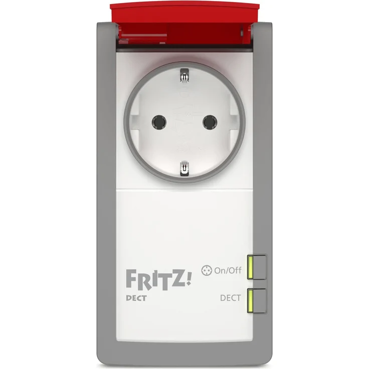 AVM FRITZ!DECT 210, Intelligente Steckdose für Smart Home, steuerbar zum Energie sparen, mit Spritzwasserschutz (IP44) für Einsatz im Außenbereich, weiß (‎20002723) – Bild 2