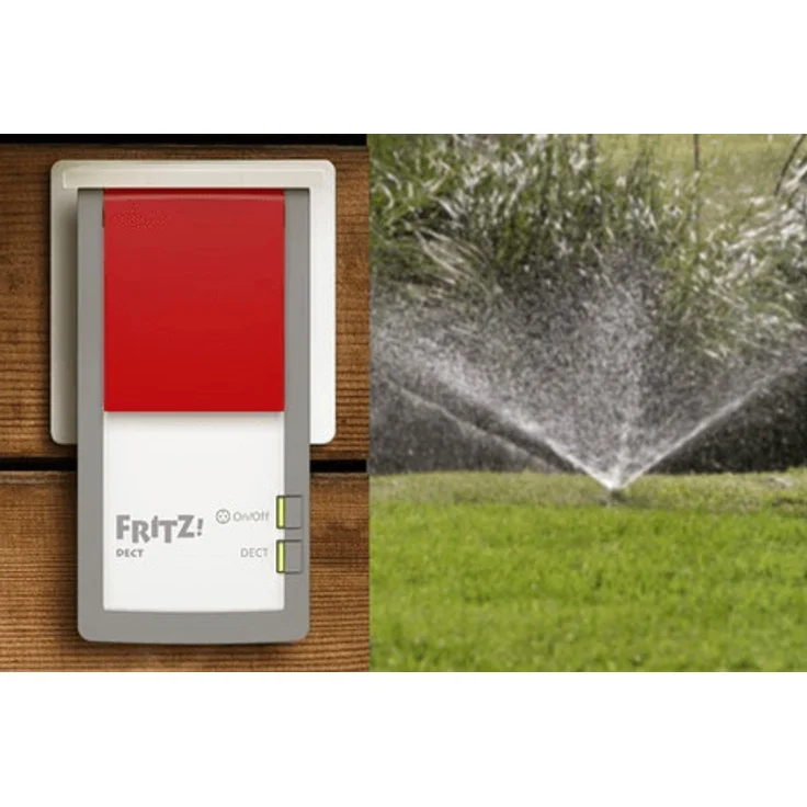AVM FRITZ!DECT 210, Intelligente Steckdose für Smart Home, steuerbar zum Energie sparen, mit Spritzwasserschutz (IP44) für Einsatz im Außenbereich, weiß (‎20002723) – Bild 5