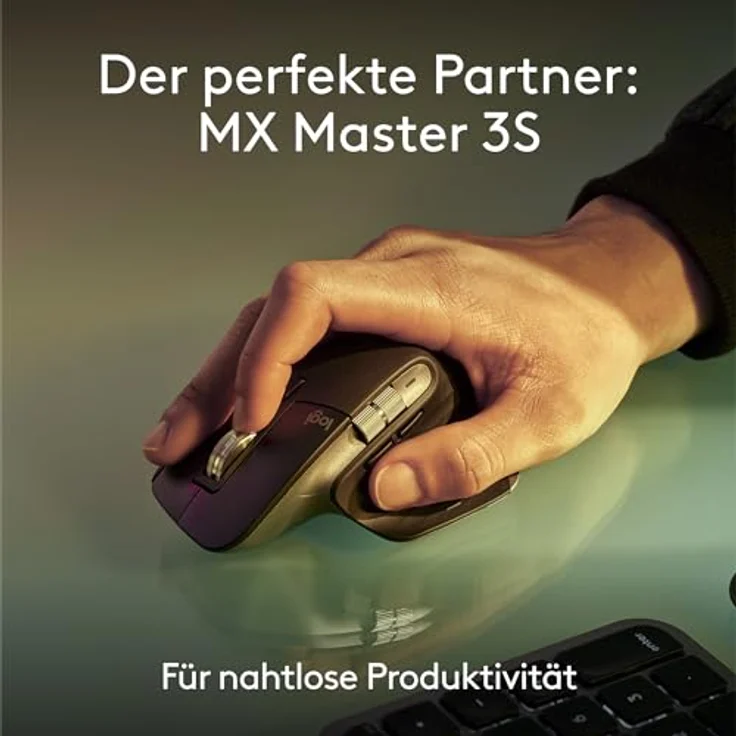 Logitech MX Keys S for Mac (DE, Kabellos), Tastatur, Grau mit Apple-Oberflächen und Logi Options+ Smart Actions – Bild 8