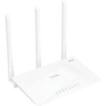 Hoco WiFi4 HI30, WLAN Router in Weiß mit Dual-Band (802.11n), 300 Mbit/s und 100 Ports