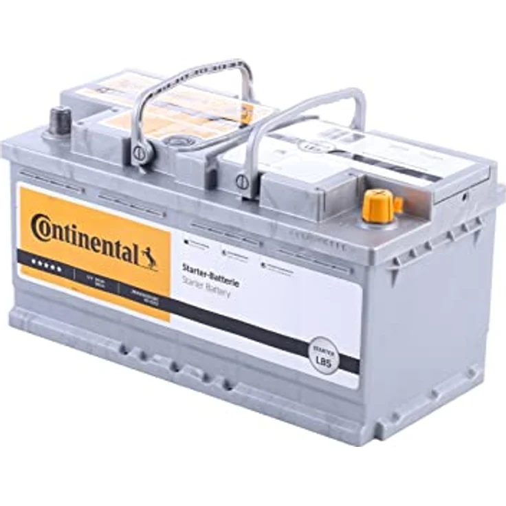 Continental Starterbatterie 90Ah 850A 12V L5, Blei-Kalzium-Batterie mit hoher Kälteprüfstromleistung – Bild 1