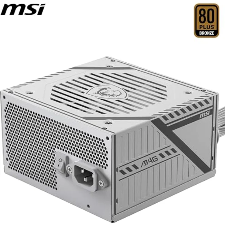 MSI MAG A650BNL, 650 W PC Netzteil mit militärisch inspiriertem Design, Weiss – Bild 2