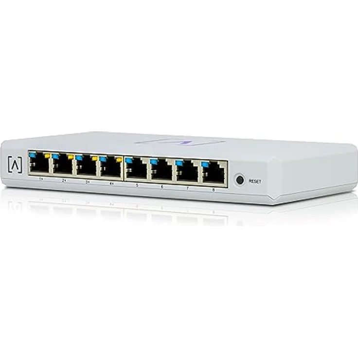 Alta Labs Switch 8-poort PoE Switch 8-poort PoE (8 Ports), Netzwerk Switch, Weiss – Bild 3