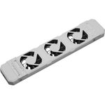 Technaxx TX-302, Heizkörperventilator zur Optimierung der Wärmeverteilung, weiss, mit Temperatursensor und leisen Betrieb