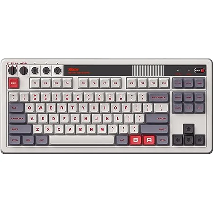 8bitdo Mechanical Keyboard N Edition, Kabellos, Kabelgebunden, Grau – Bild 2