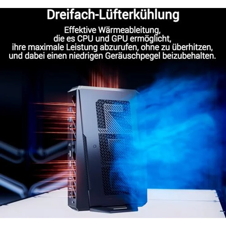 ASUS ROG GR70-N90043AN, Mini-PC mit AMD Ryzen 9 8940HX, 16 GB RAM, 1 TB SSD, GeForce RTX 5060, sternengrau, Windows 11 Home – Bild 7