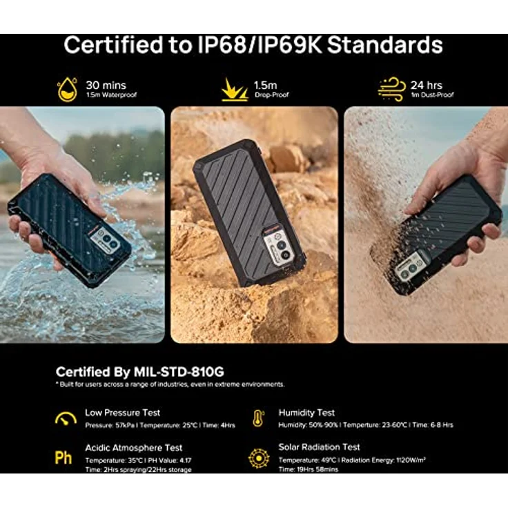 Ulefone Armor Outdoor Handy Rugged Smartphone NFC 4g – Bild 4