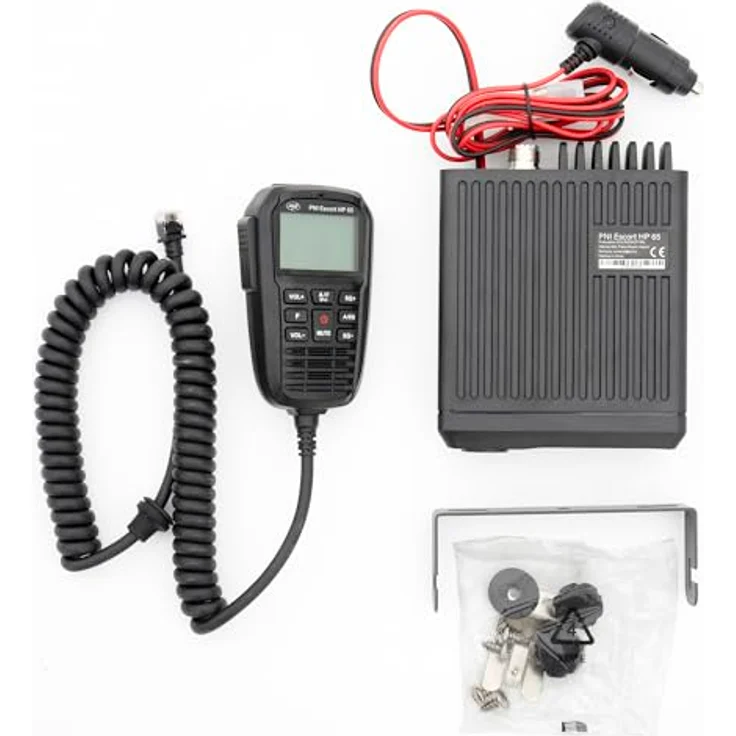 PNI Escort HP 65 ASQ, CB-Radiosender mit Noise Blanker, ASQ und einstellbarem SQ, 12 V - 24 V, Multinorm – Bild 7