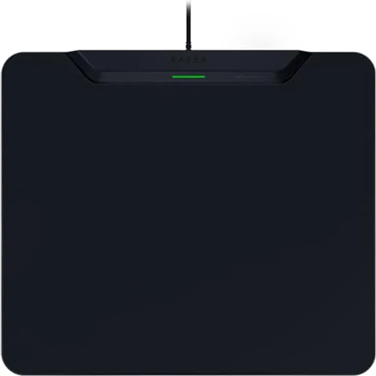 Razer HyperFlux V2, Kabelloses Lademauspad System für Gaming-Mäuse mit LED-Ladeanzeige, Anti-Rutsch Gummifüßen, Autopairing, USB Anschluss, Schwarz