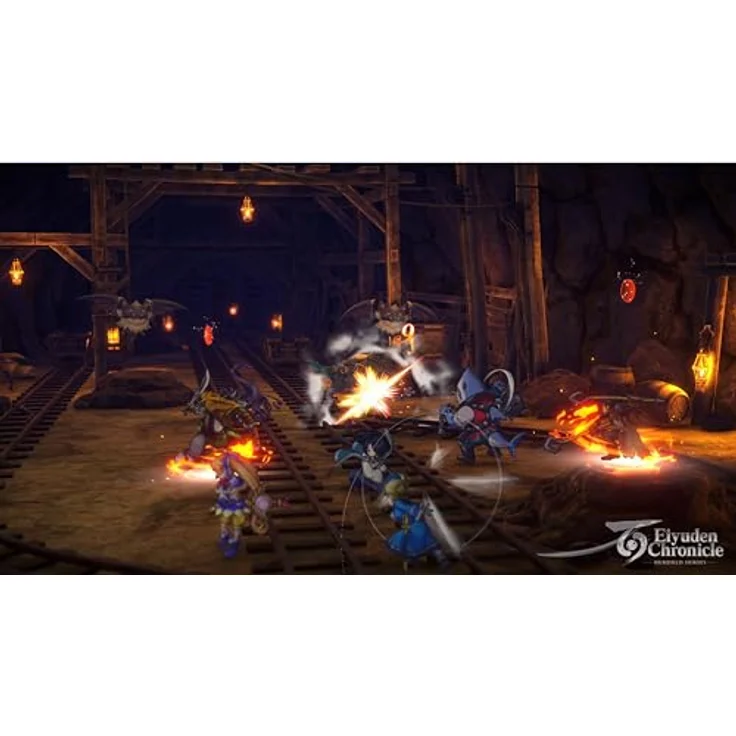 505 Games Eiyuden Chronicle: Hundred Heroes (Nintendo Switch) - Spannende rundenbasierte Schlachten in Dungeons, mächtige Bosse und verheerende Waffen – Bild 5