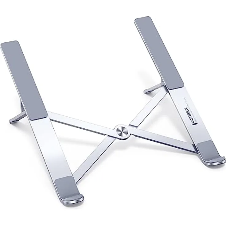UGREEN Aluminium Laptop Ständer Höhenverstellbar 5 Stufen Laptopständer Notebook Ständer Belüftet Ergonomisch kompatibel mit MacBook Air Pro Asus Acer Lenovo HP Dell 17.3 Zoll