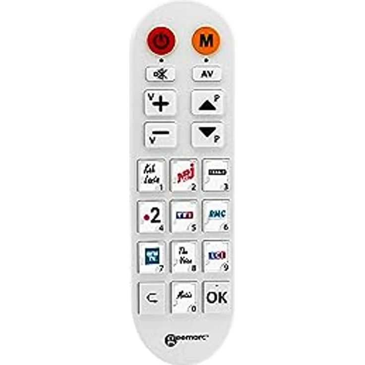 Geemarc TV Photo100 - Programmierbare Universalfernbedienung mit personalisierbaren Fotospeichertasten – Bild 1