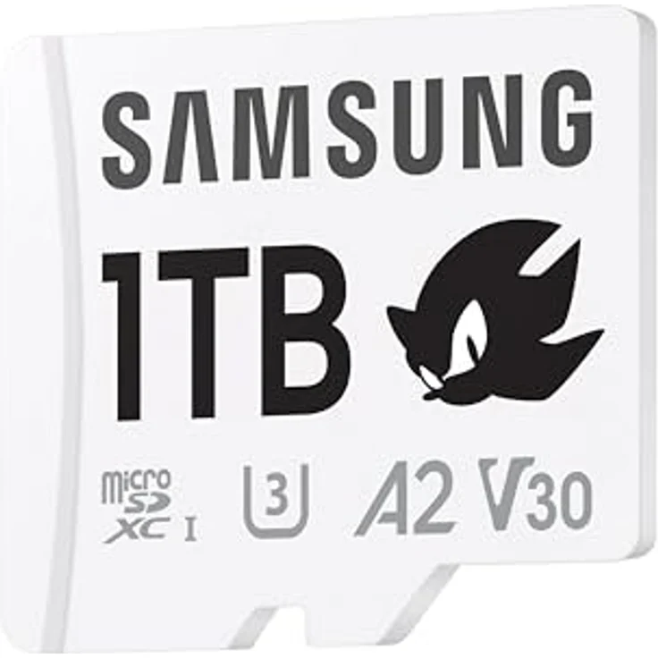 Samsung Sonic the Hedgehog(TM) microSD-Karte + SD-Adapter, 1TB, UHS-I U3, Full HD & 4K UHD, 180 MB/s Lesen, 130 MB/s Schreiben - Blau – Bild 2