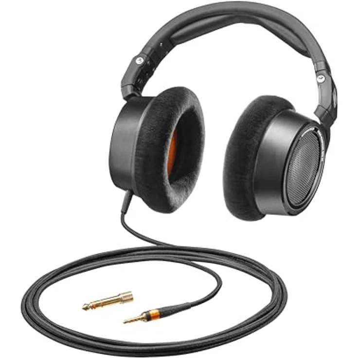 Neumann NDH 30 Black Edition, Kabelgebundene Studio-Kopfhörer mit neutralem Klang und hohem Tragekomfort, Schwarz – Bild 9