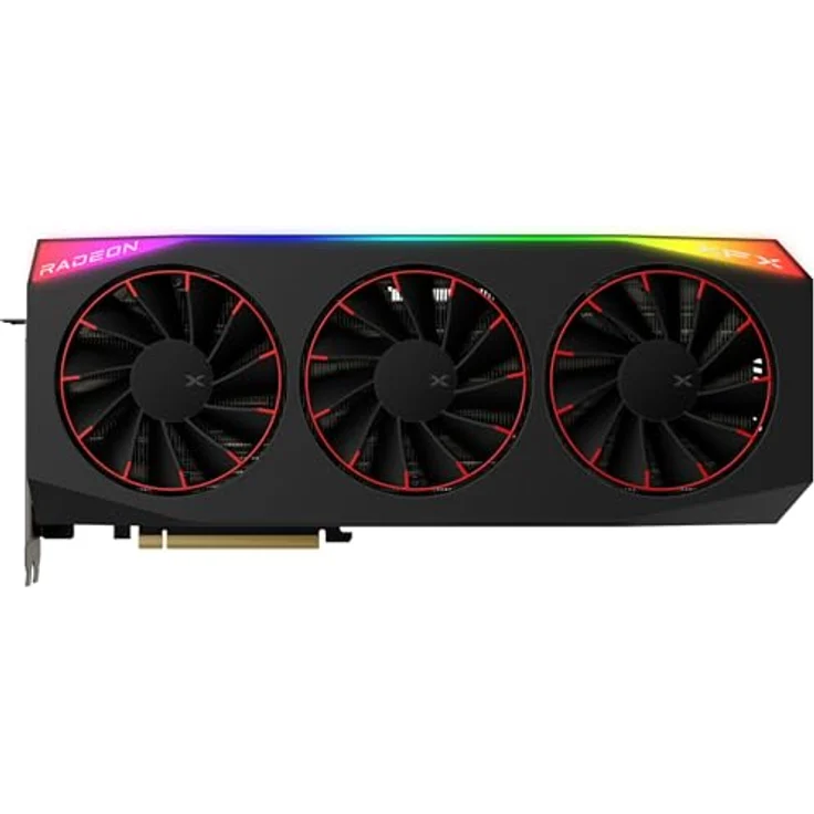 XFX Mercury AMD Radeon RX 9070XT OC Magnetic Air Edition Grafikkarte mit RGB 16GB GDDR6 HDMI 3xDP, AMD RDNA™ 4 (RX-97TMARGB9) – Bild 4