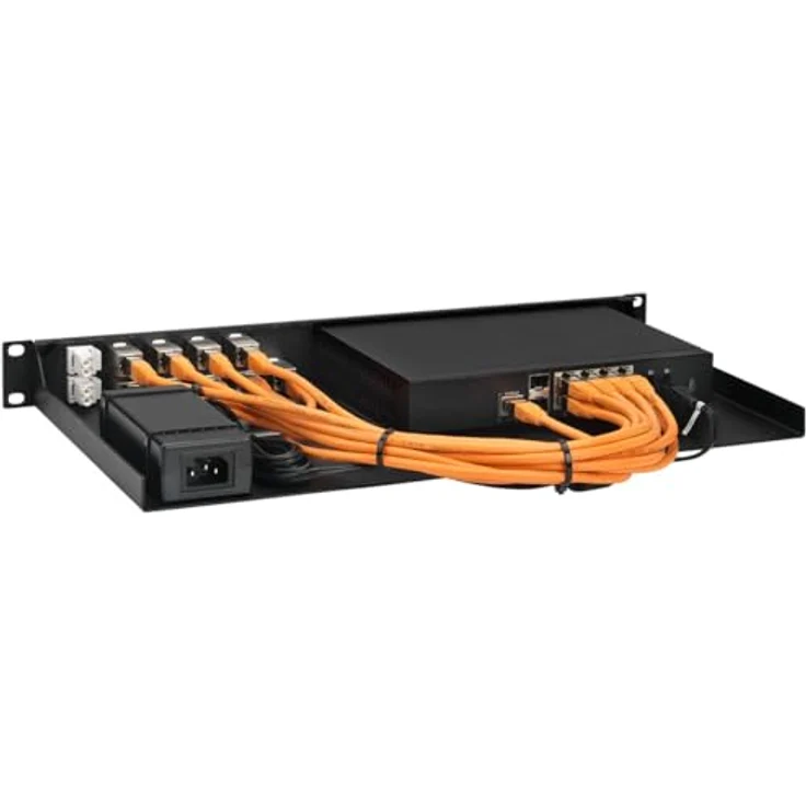 R RACKMOUNT·IT Rackmount.IT Kit für SonicWall TZ570W, Professionelle Rackmontage mit elektromagnetischer Abschirmung und Montagematerialien – Bild 2