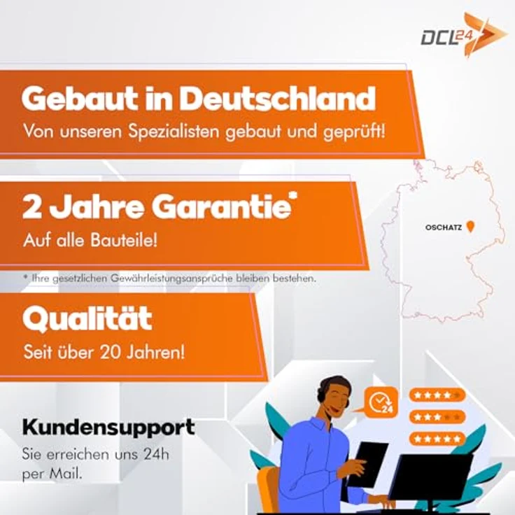 DCL24.DE AMD Multimedia PC Ryzen 9 7900X, 16GB DDR5, 500GB SSD, Radeon Grafik, Windows 11 Pro, Schwarz – Bild 7