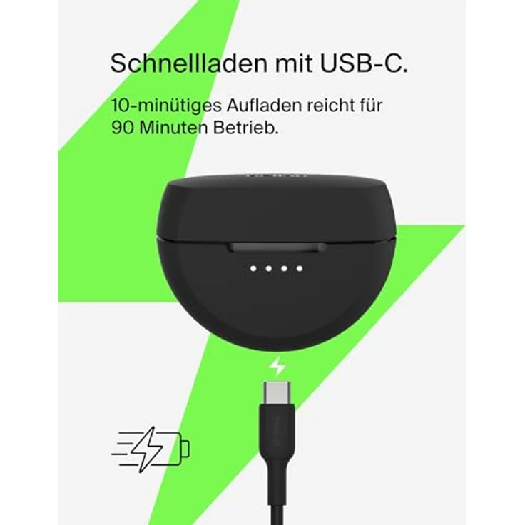 Belkin SoundForm Rhythm True Wireless Earbuds In-Ear-Kopfhörer (Freisprechfunktion, True Wireless) – Bild 6