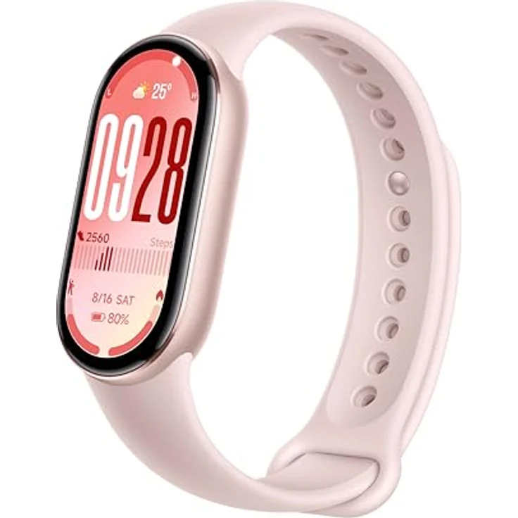 XIAOMI Smartband 10, Fitness Tracker mit AMOLED Touch-Display, 21 Tagen Akkulaufzeit, Mystic Rose – Bild 1