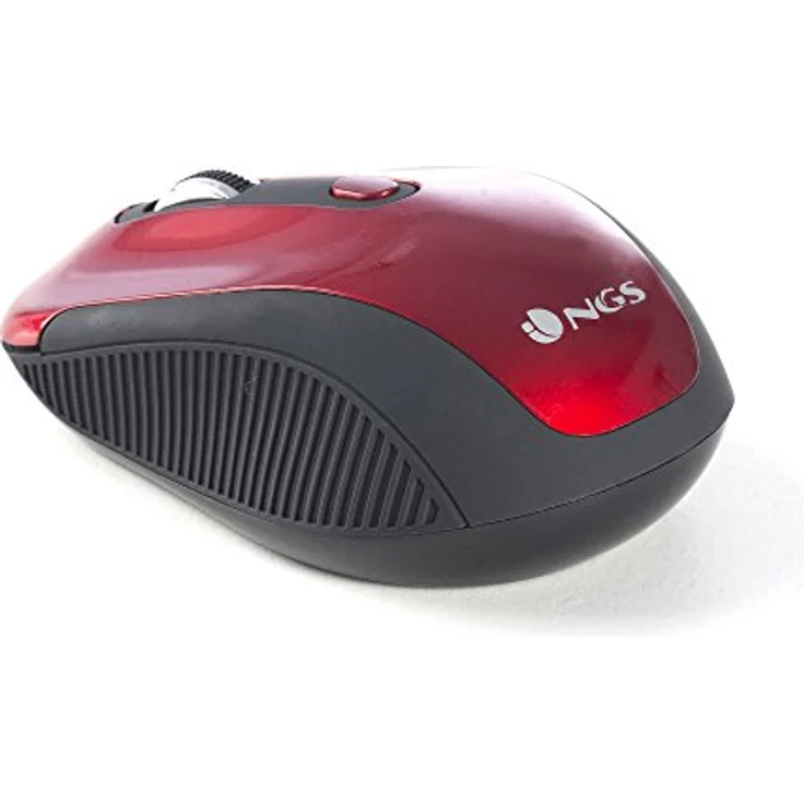 NGS Haze Maus RF Wireless Optisch 1600 DPI Ambidextrous - Mäuse (Ambidextrous, Optisch, RF Wireless, 1600 DPI, Schwarz, Rot) – Bild 4