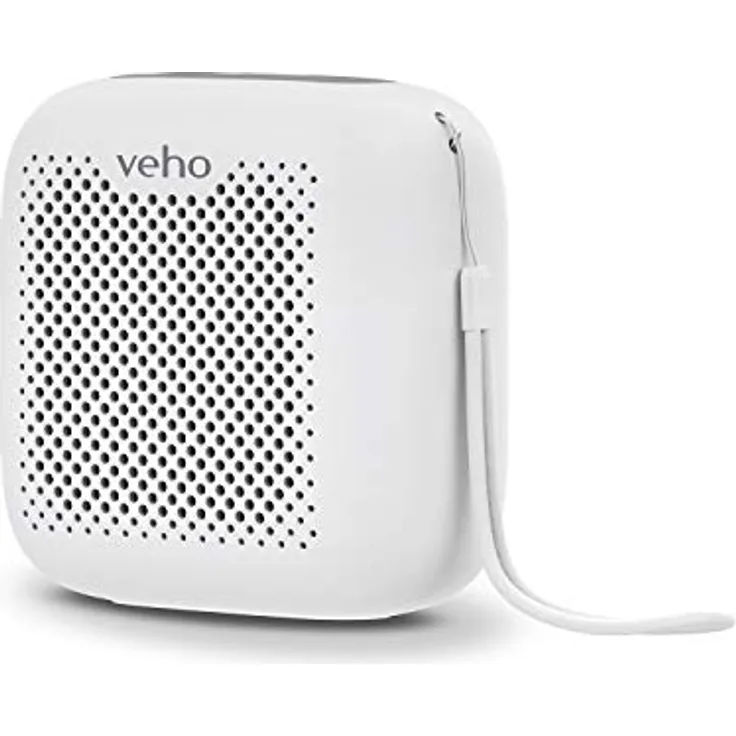Veho MZ-4 tragbarer drahtloser Bluetooth-Lautsprecher | Wasserdicht | TWS | Tragegurt | VSS-440-MZ4-W