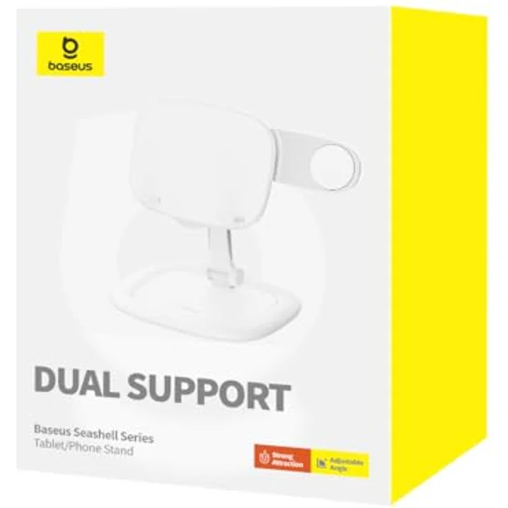Baseus Seashell Series Verstellbarer Tablet-Ständer – Weiß, Höhenverstellbar, kompakt zusammenklappbar – Bild 9