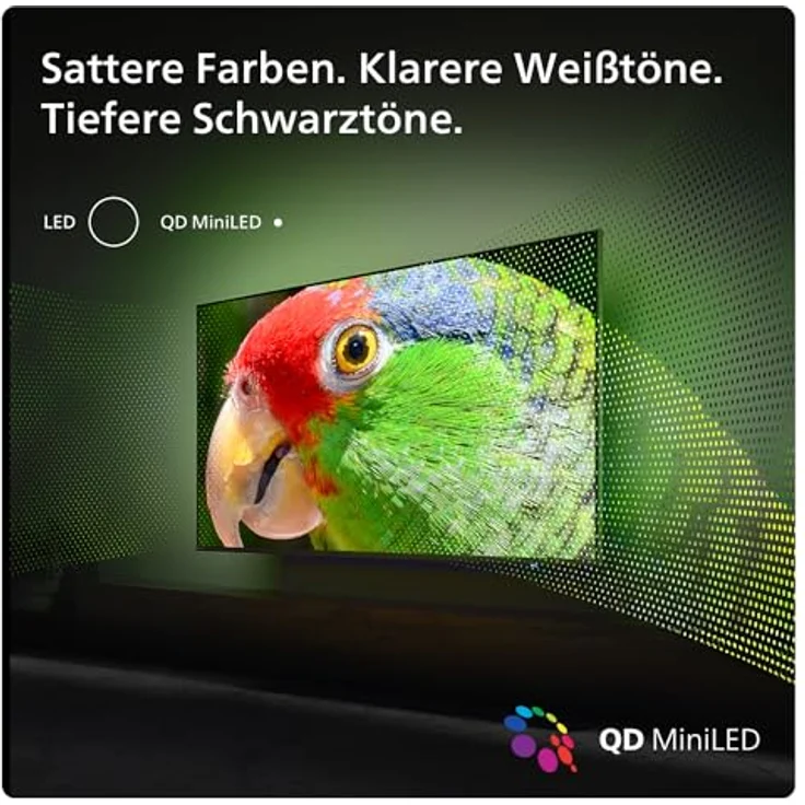 Philips Ambilight The Xtra 55PML9009 4K Quantum Dot MiniLED Smart TV - 55-Zoll Display mit P5 Perfect Picture Engine Ultra HD, Titan OS, Dolby Vision und Dolby Atmos Sound - Anthrazitgrau – Bild 5