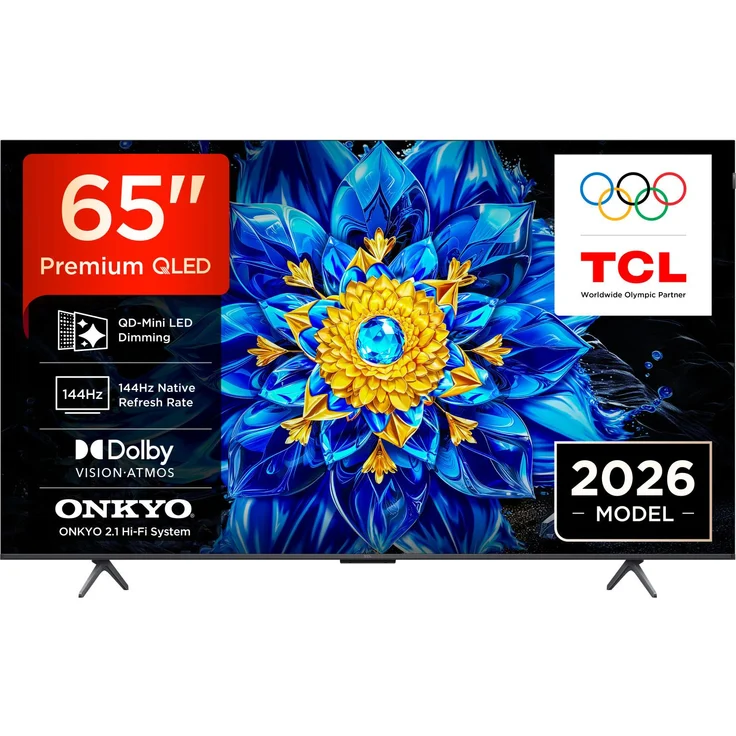 TCL P8L 65P8L, 165,1 cm (65"), 4K QD-Mini LED Smart-TV mit WLAN, Schwarz