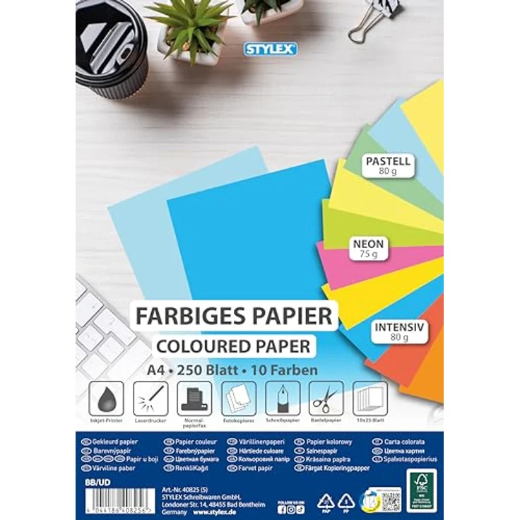 STYLEX Farbiges Papier – Bild 2