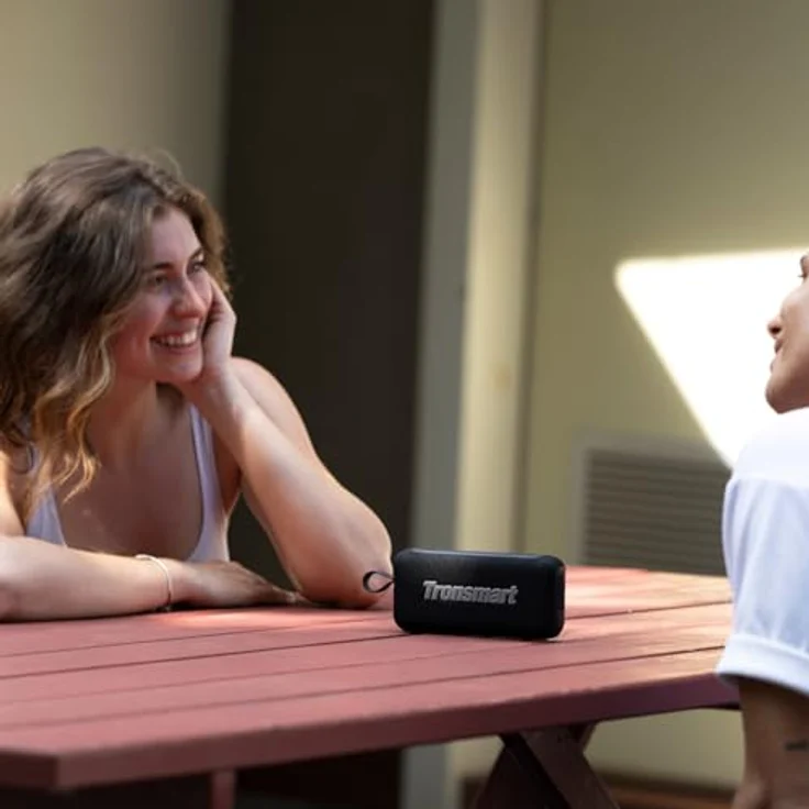 Tronsmart Trip 2 Bluetooth Lautsprecher, 20 Stunden Wiedergabezeit, IPX7 wasserdicht, 10W Bass, Stereopaarung, Schwarz – Bild 9
