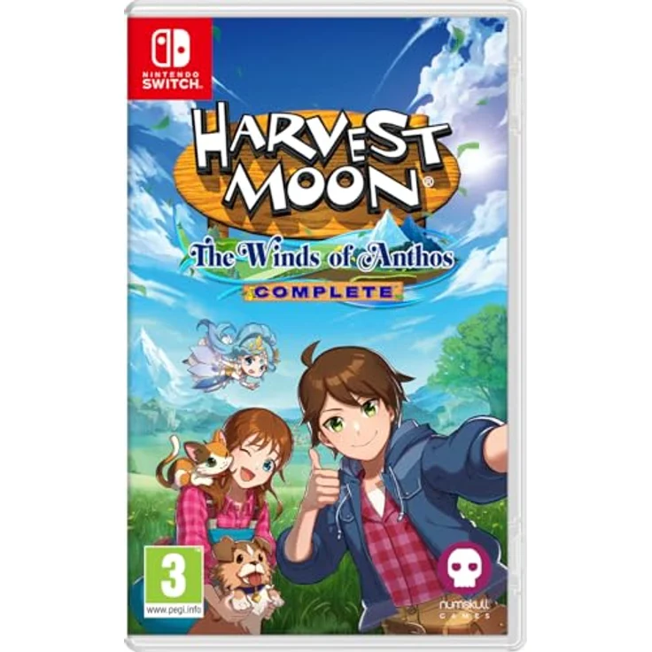 Numskull Harvest Moon - The Winds of Anthos Complete Edition, Nintendo Switch Spiel mit allen DLCs und Openworld Farming Abenteuer – Bild 1